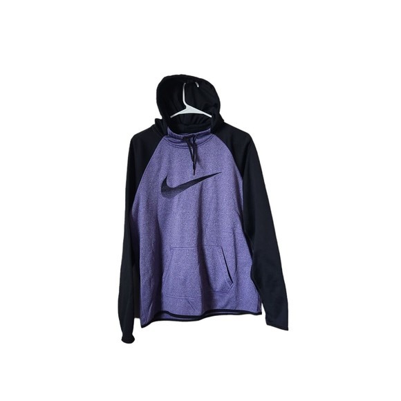 Nike‎ Therma Fit Purple Pull Over Hoodie Youth Size Large - Picture 6 of 6